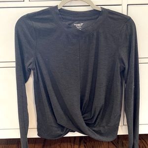 Old navy twist front workout top